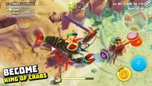 King Of Crabs MOD APK V1.16.1 [Unlimited Money, Unlock All Crabs] Download Latest Version 2023 3